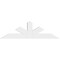 Ekena Millwork Saratoga Architectural Grade PVC Gable Bracket, 48"W x 14"H x 2"D x 4"F, 7/12 Pitch GBP048X14X0204SAR00 - alternate 3